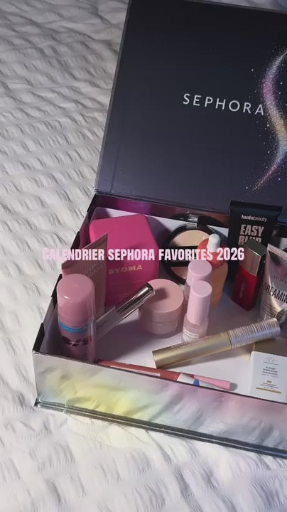 All the products inside the advent calendar
